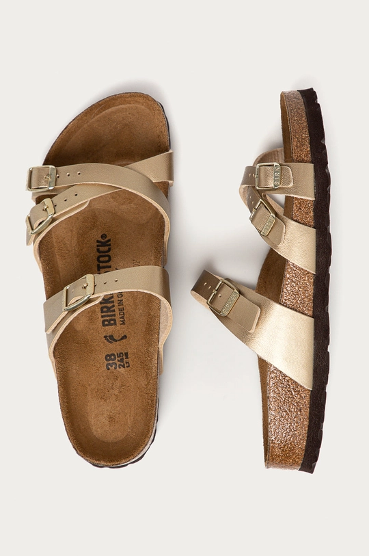 золотой Birkenstock - Шлепанцы Franca