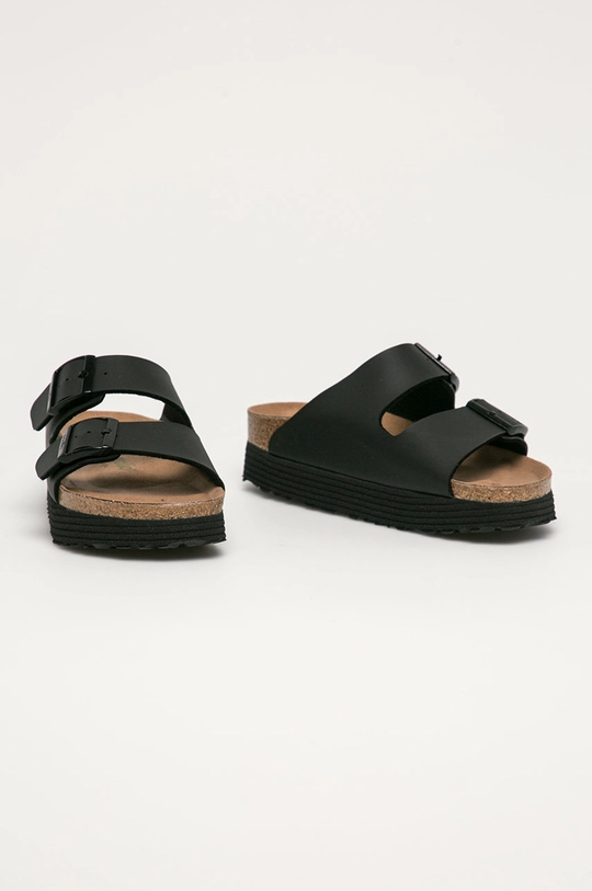 Birkenstock suede sliders Arizona black