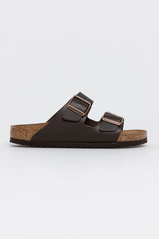 hnedá Kožené šľapky Birkenstock Dámsky