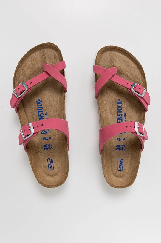 Semišové šľapky Birkenstock Dámsky