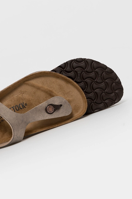 Birkenstock Japonki Gizeh Cholewka: Materiał syntetyczny, Wnętrze: Materiał tekstylny, Skóra naturalna, Podeszwa: Materiał syntetyczny