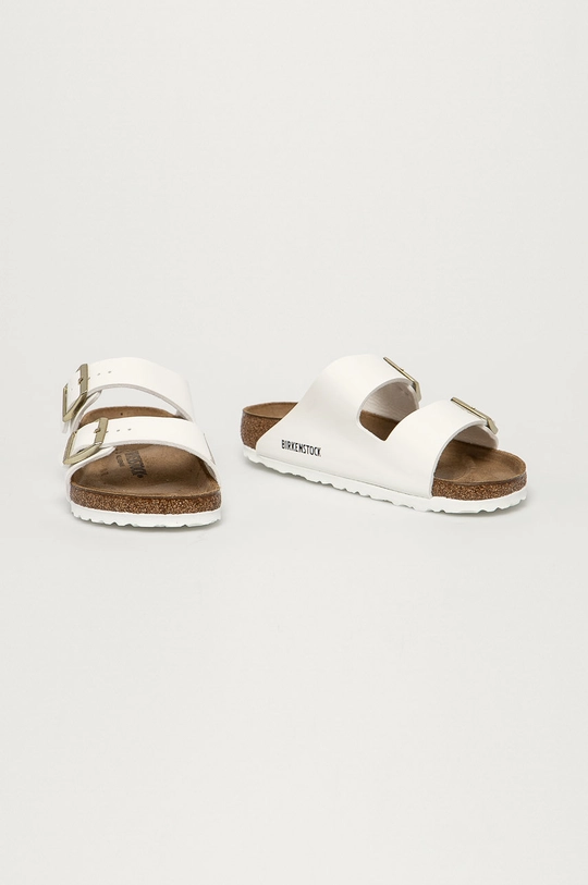 Birkenstock - Klapki Arizona biały