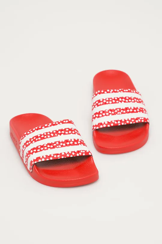 adidas Originals - Παντόφλες Adilette κόκκινο