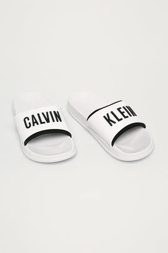 Calvin Klein Underwear - Šľapky biela
