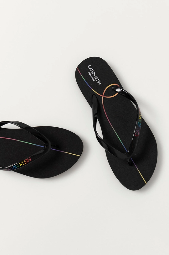 fekete Calvin Klein Underwear flip-flop