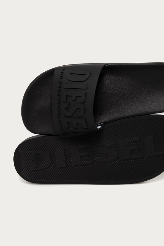 чёрный Шлепанцы Diesel