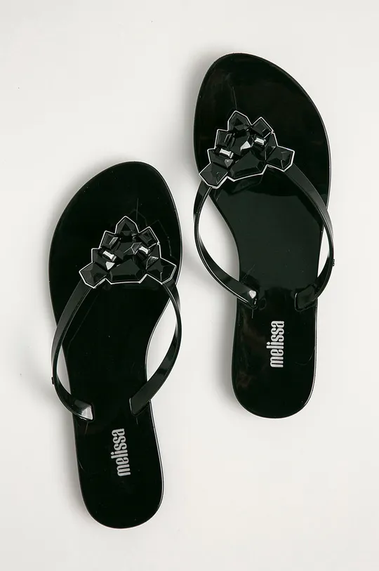 Melissa - Flip-flop Harmonic Stones fekete