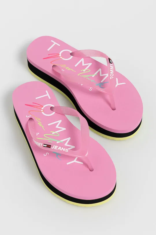 Tommy Jeans - Žabky ružová