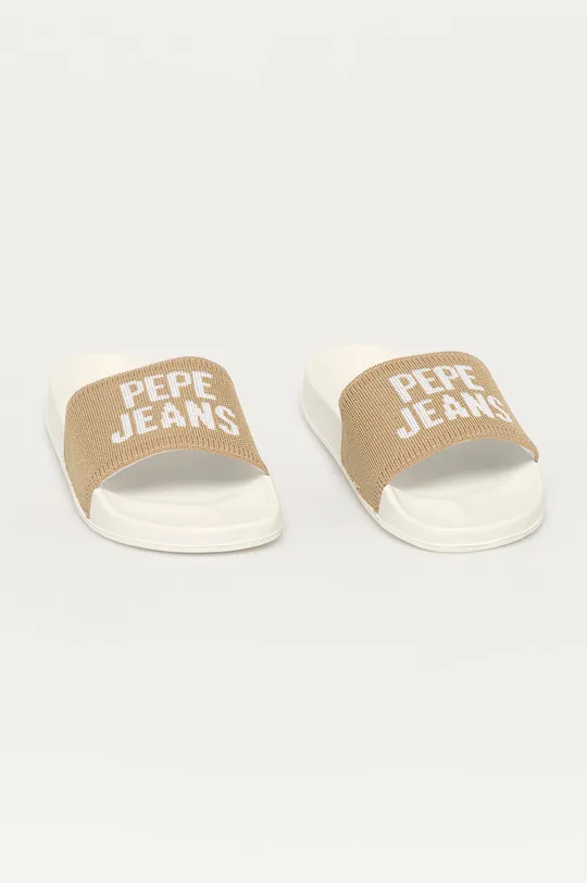 Šľapky Pepe Jeans biela
