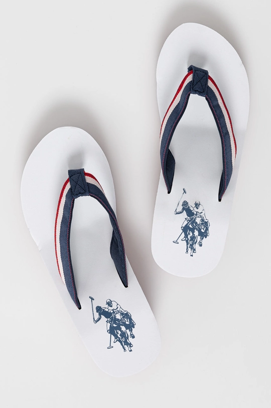 U.S. Polo Assn. flip-flop fehér