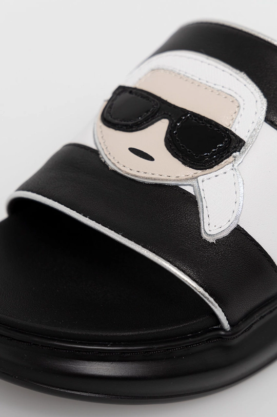 Karl Lagerfeld Klapki skórzane KL62500.00X Damski