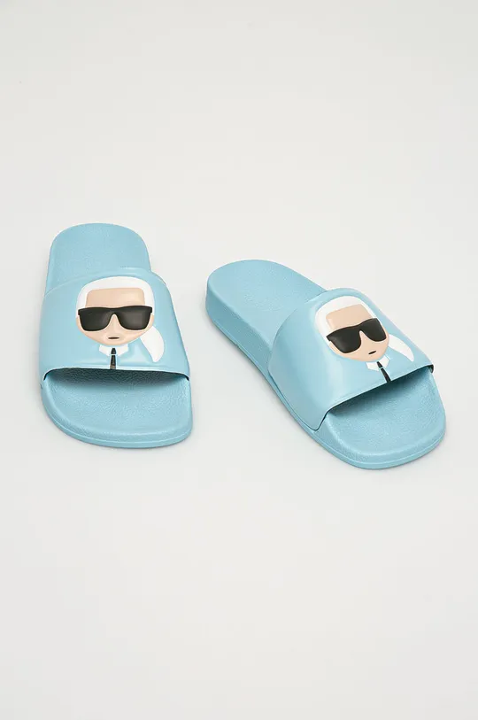 Karl Lagerfeld papucs kék
