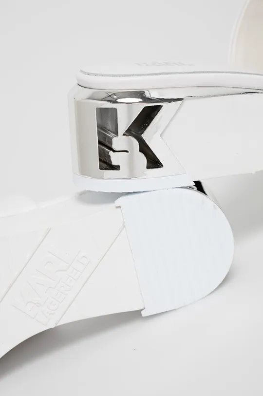 Кожаные шлепанцы Karl Lagerfeld  Голенище: Натуральная кожа Внутренняя часть: Натуральная кожа Подошва: Синтетический материал