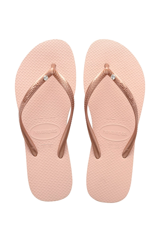 ružová Žabky Havaianas SLIM CRYSTAL SW II Dámsky