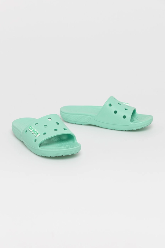 Šľapky Crocs Classic Slide tyrkysová