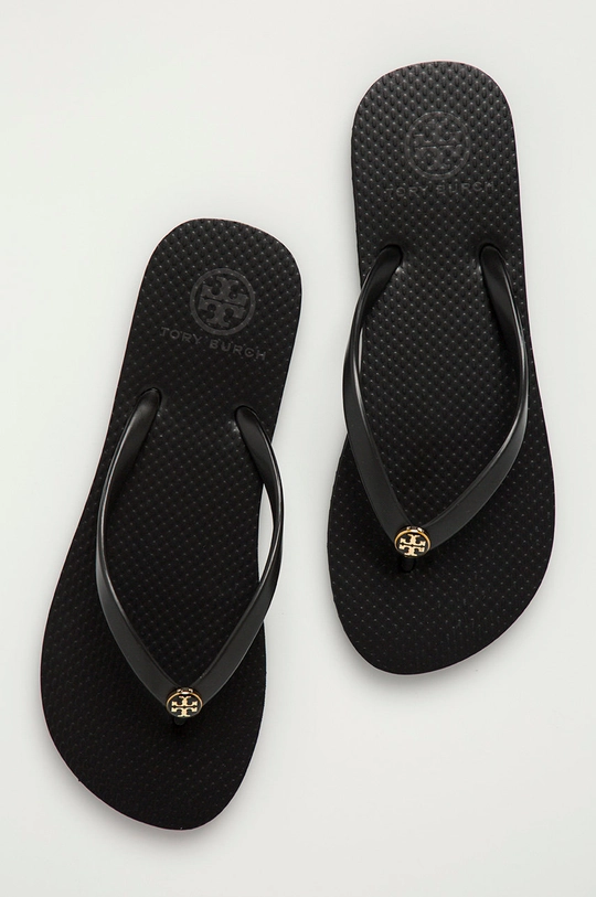 czarny Tory Burch - Japonki