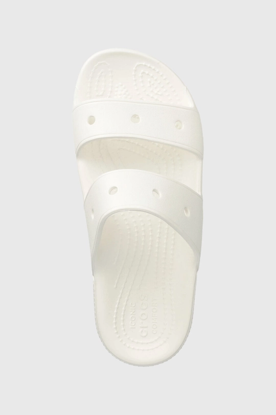 white Crocs sliders Classic Crocs Sandal