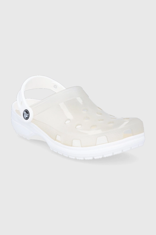 Crocs Klapki transparentny