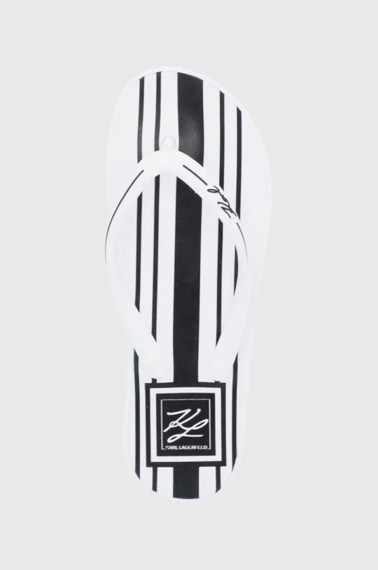 biały Karl Lagerfeld Japonki KL81018S.V11