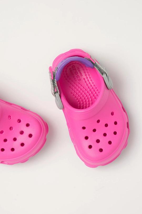 ροζ Παιδικές παντόφλες Crocs