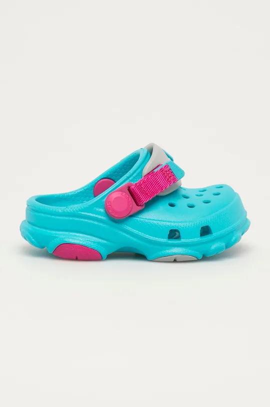 бірюзовий Дитячі шльопанці Crocs Для дівчаток