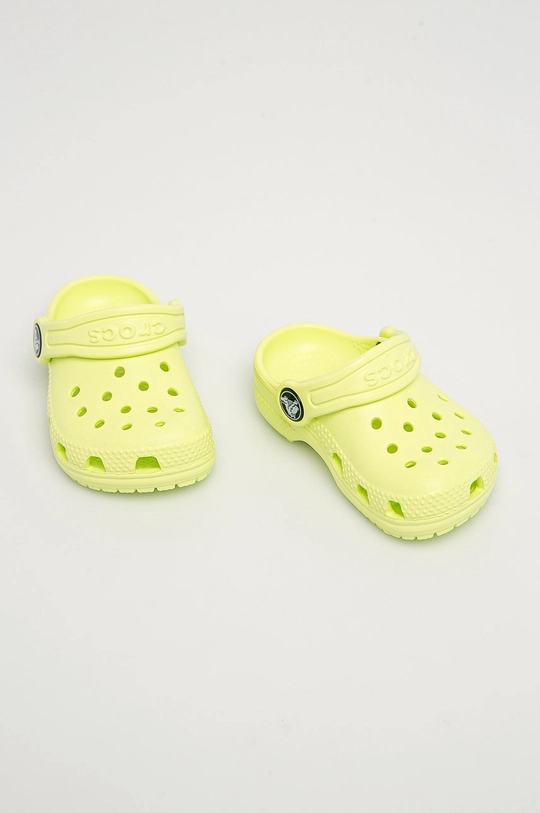 Detské šľapky Crocs zelená