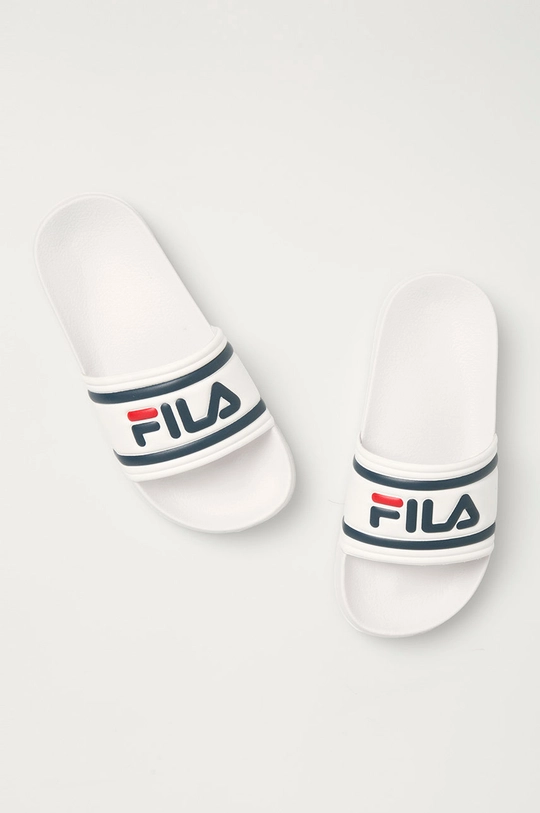 білий Дитячі шльопанці Fila