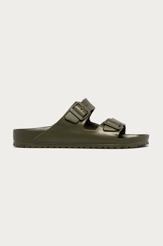 green Birkenstock sliders Arizona Men’s