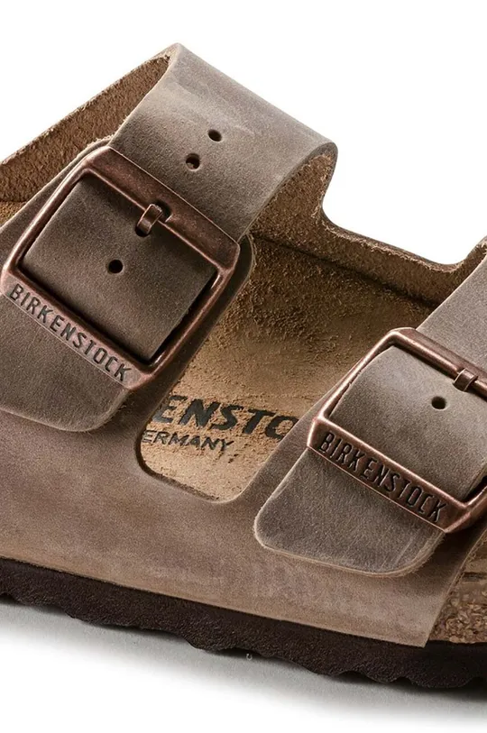 Birkenstock suede sliders Arizona Nu  Uppers: Suede Inside: Natural leather Outsole: Synthetic material