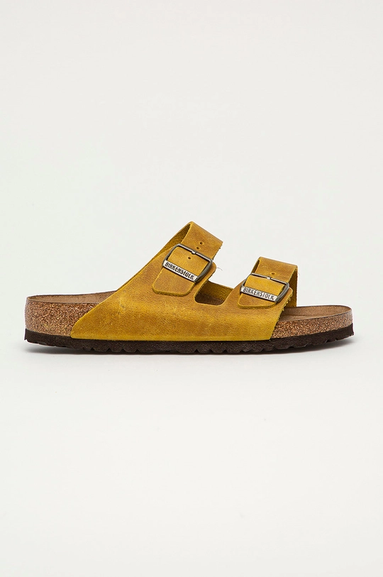 zelená Birkenstock - Semišové šľapky Arizona Pánsky