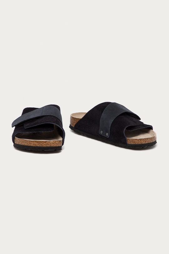 Birkenstock - Semišové šľapky Kyoto tmavomodrá