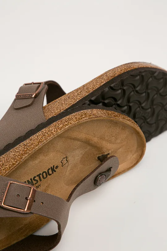 Σαγιονάρες Birkenstock Gizeh Πάνω μέρος: Συνθετικό ύφασμα Εσωτερικό: Υφαντικό υλικό, Δέρμα σαμουά Σόλα: Συνθετικό ύφασμα