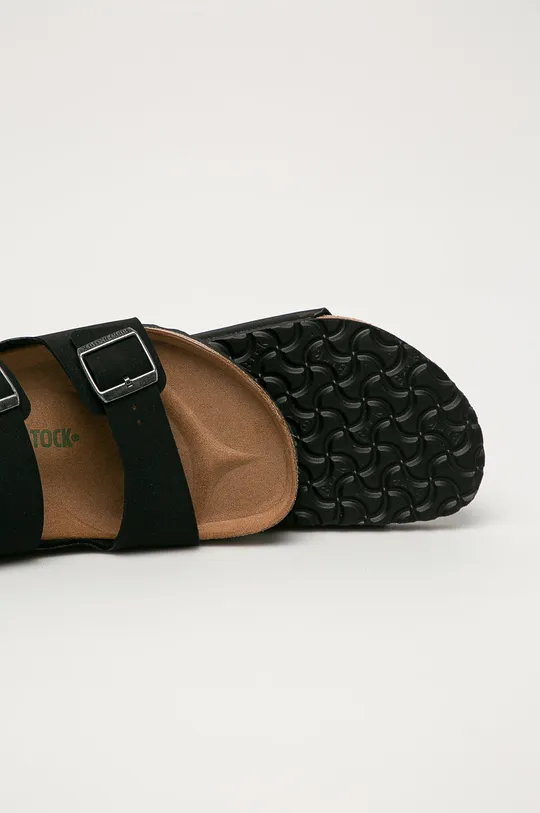 Birkenstock sliders Arizona  Uppers: Synthetic material Inside: Textile material Outsole: Synthetic material