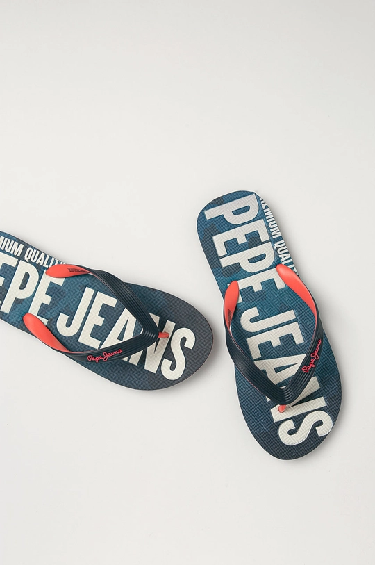 tmavomodrá Žabky Pepe Jeans