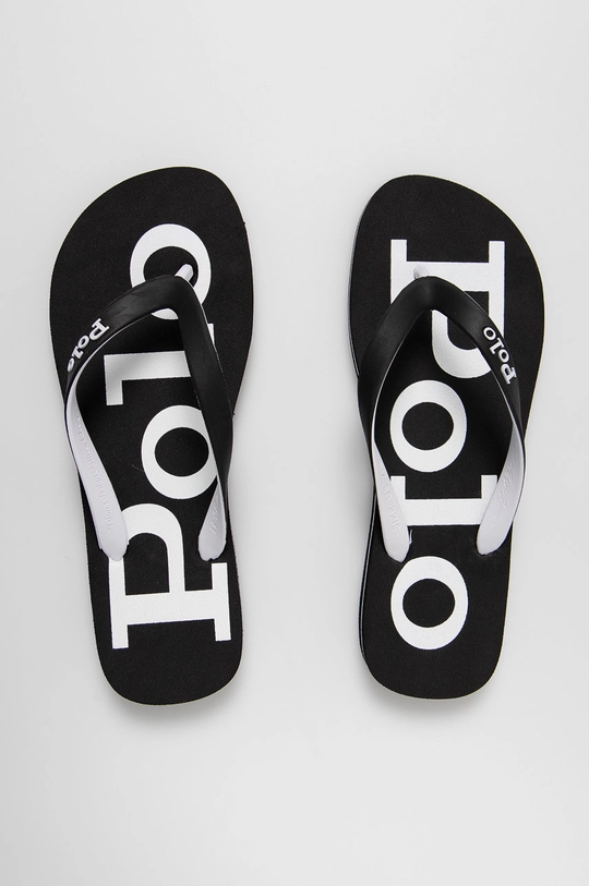 fekete Polo Ralph Lauren flip-flop