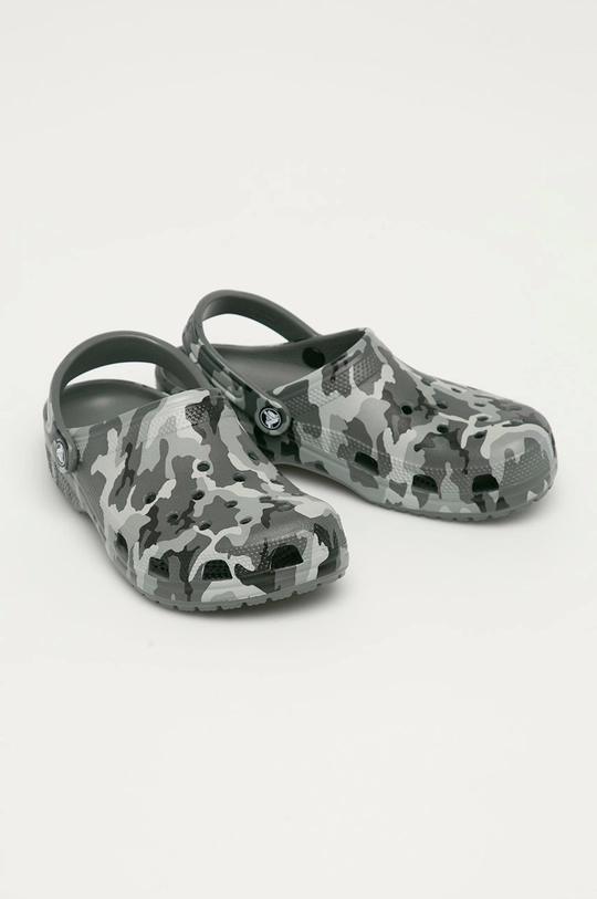 Crocs papuci Classic Pritned Camo Clog gri