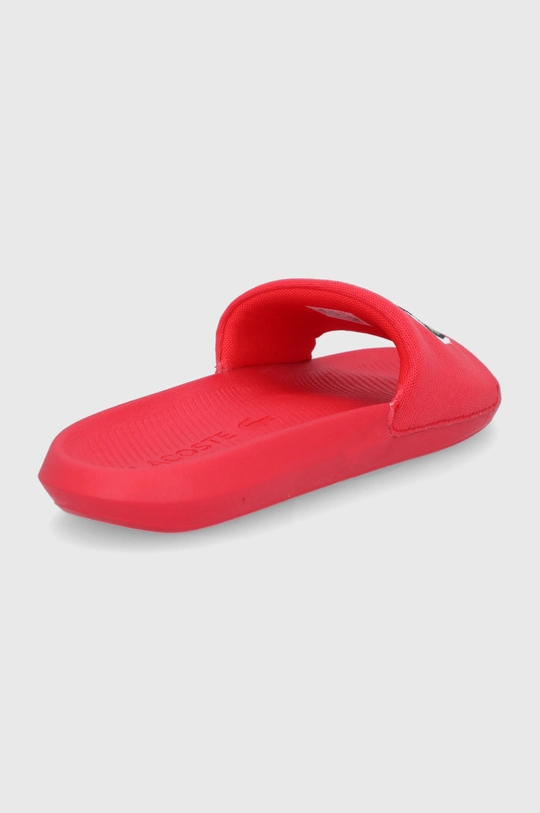 Lacoste Klapki Croco Slide 741CMA0008 Cholewka: Materiał tekstylny, Wnętrze: Materiał syntetyczny, Materiał tekstylny, Podeszwa: Materiał syntetyczny