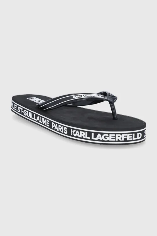 Karl Lagerfeld flip-flop fekete