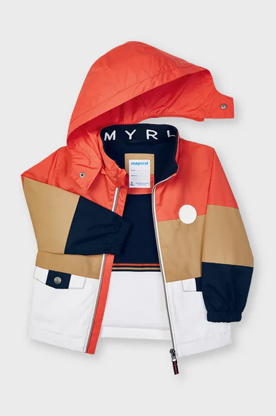 Mayoral - Дитяча куртка 92-134 cm помаранчевий