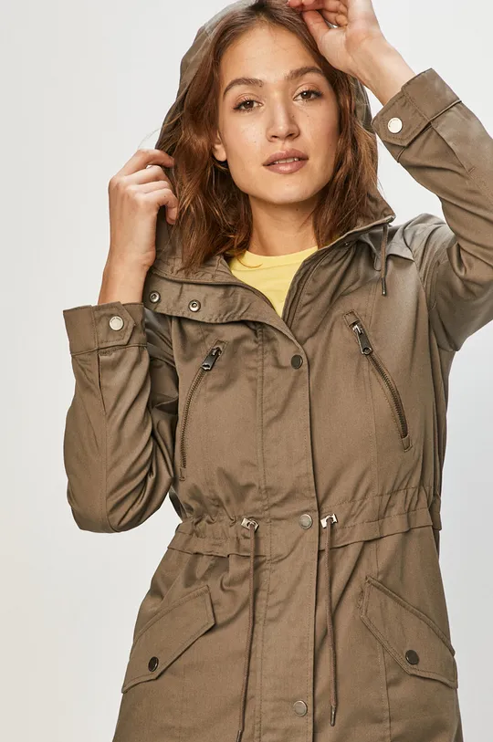 zielony Vero Moda - Parka