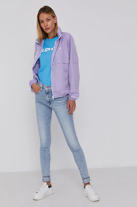 Calvin Klein Jeans - Rövid kabát lila