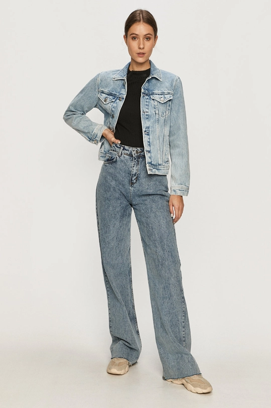 Pepe Jeans - Traper jakna Rose Archive plava