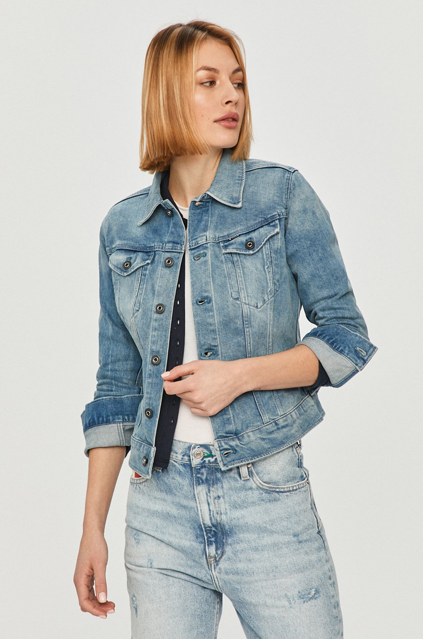 G-Star Raw - Rifľová bunda modrá