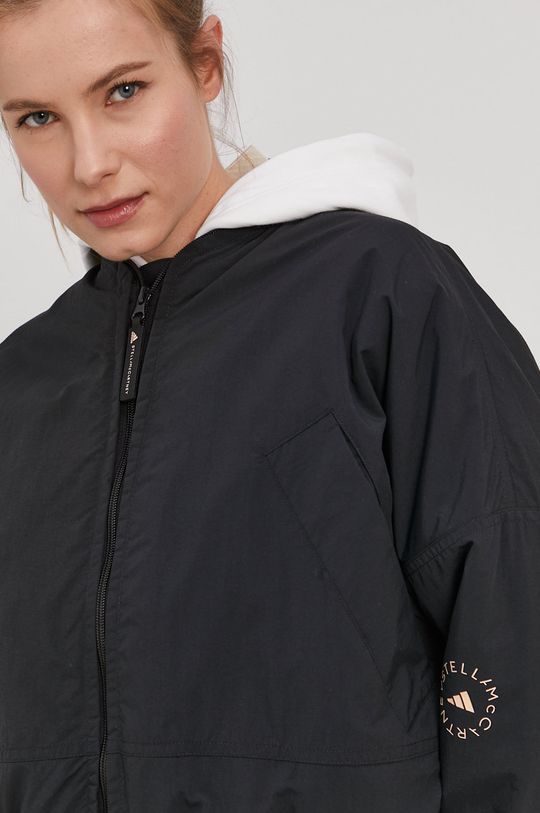 Moda Kurtki Marynarki koszulowe Adidas by Stella McCartney Marynarka koszulowa w kolorze bia\u0142ej we\u0142ny 
