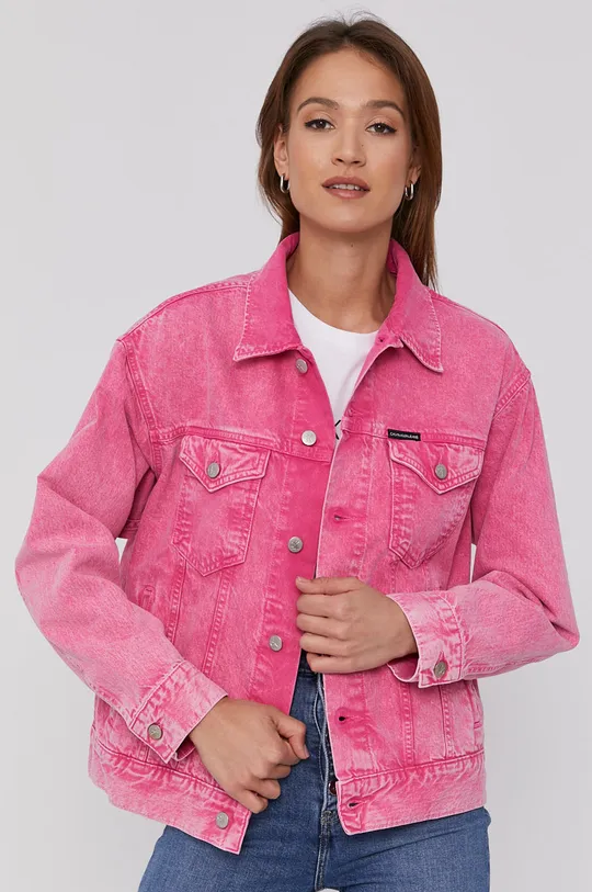 Calvin Klein Jeans Kurtka jeansowa J20J216146.4891 różowy