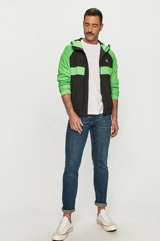 Calvin Klein Jeans - Rövid kabát zöld
