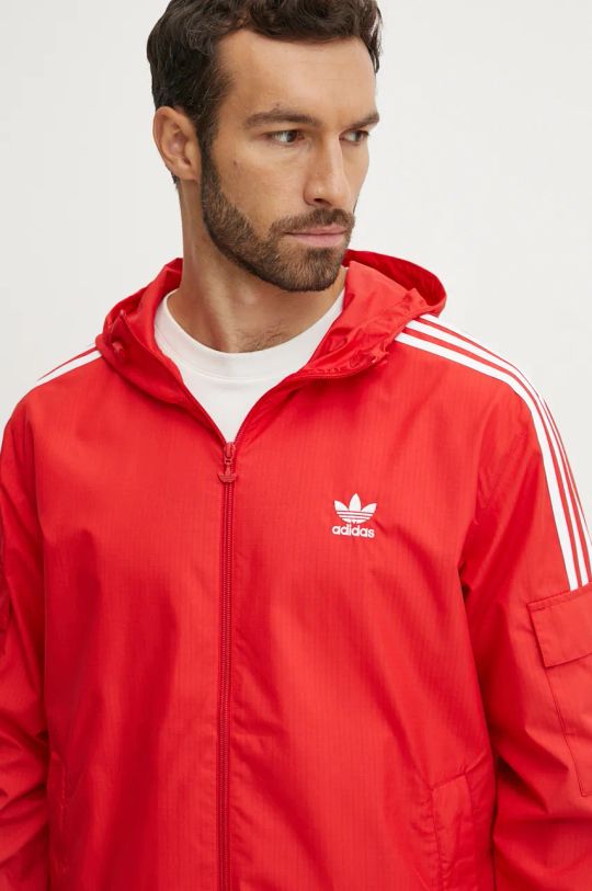 Μπουφάν adidas Originals GN3473 κόκκινο