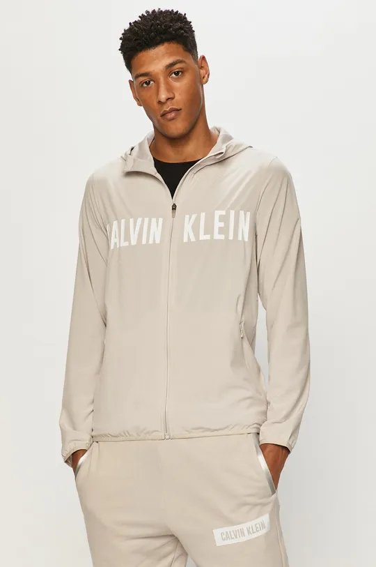 Calvin Klein Performance - Kurtka beżowy