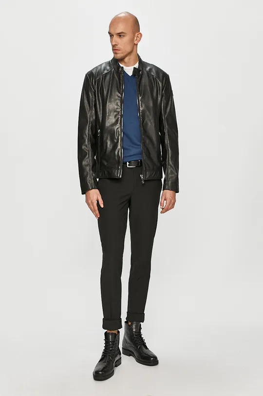 Trussardi Jeans - Rövid kabát fekete