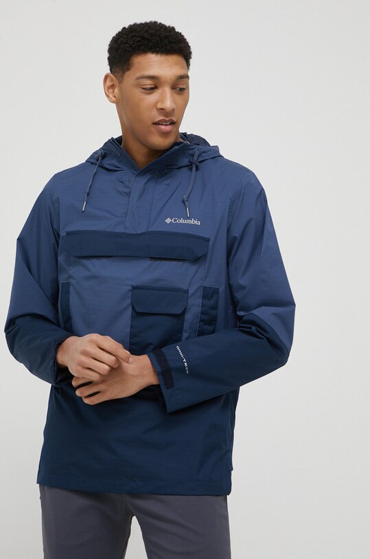Columbia rain jacket Buckhollow men's navy blue color buy on PRM